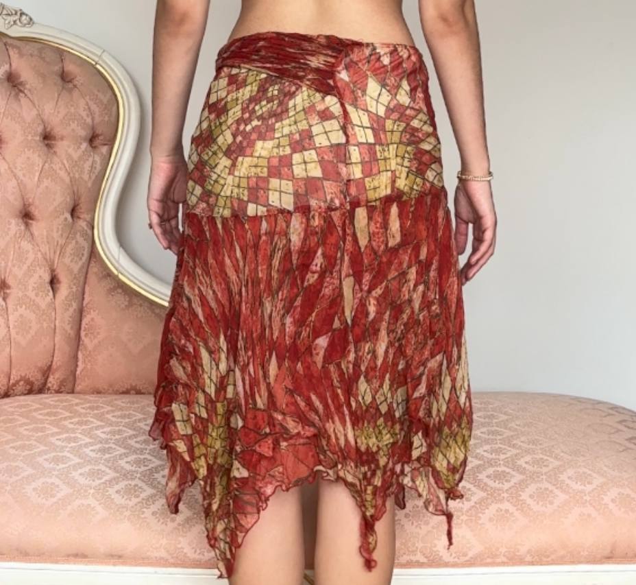 Fairy skirt asymmetrical bottoms
