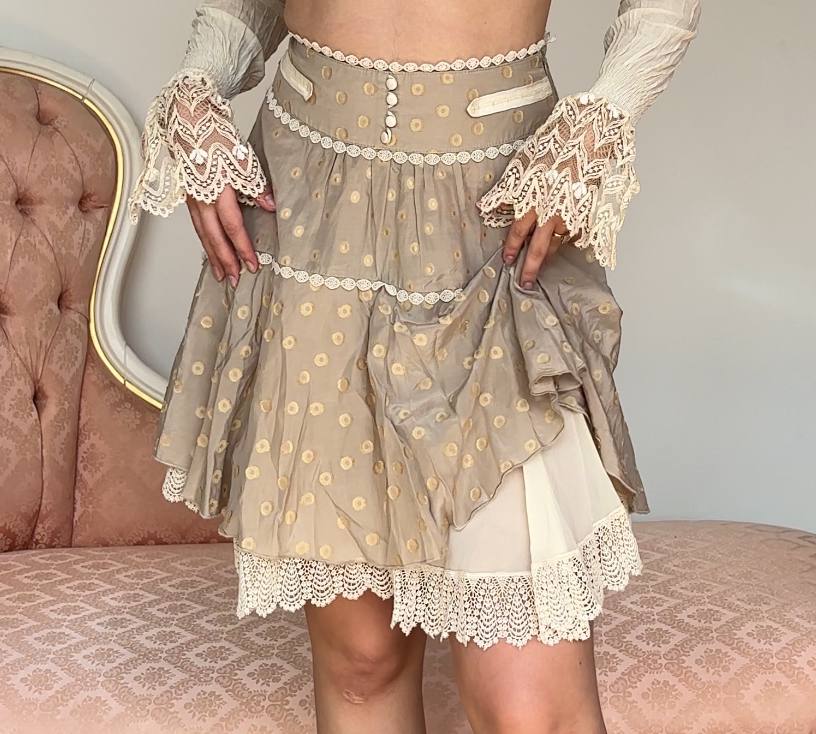 Blumarine skirt asymmetrical