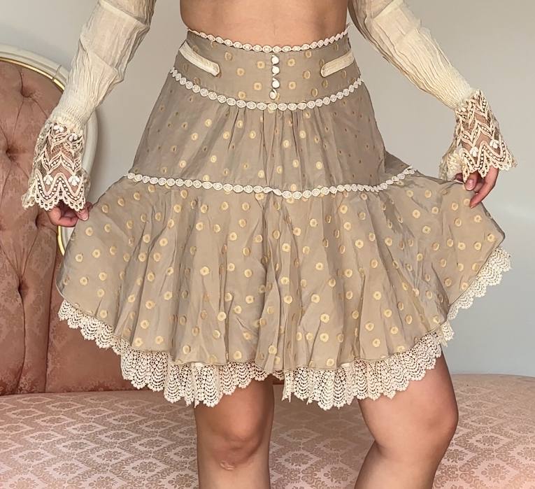 Blumarine skirt asymmetrical