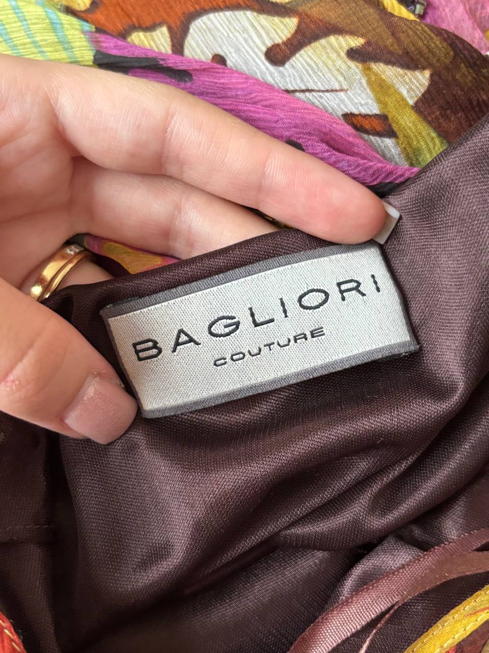 Italian designer dress