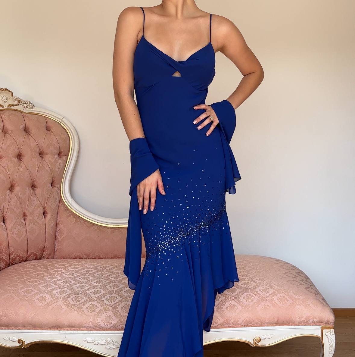 Fairy navy blue dress