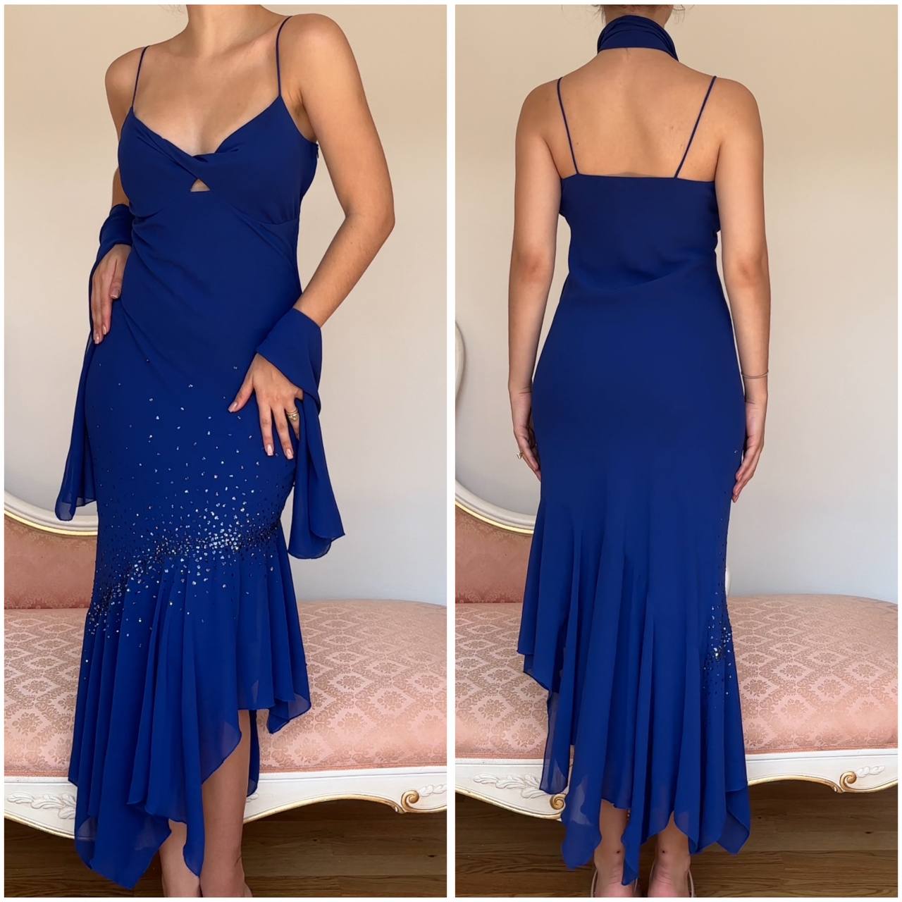 Fairy navy blue dress