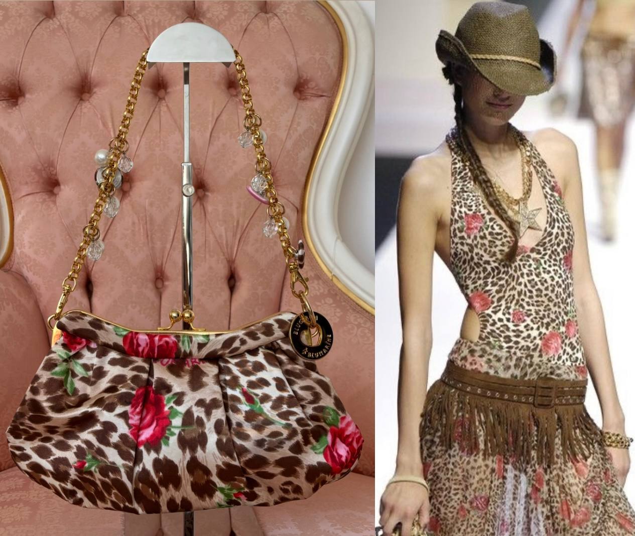 Blumarine bag SS2006 leopard print