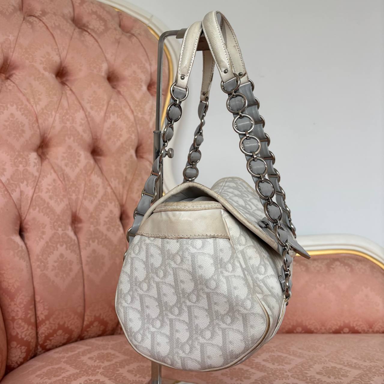 Dior trotter bag Romantique grey monogram