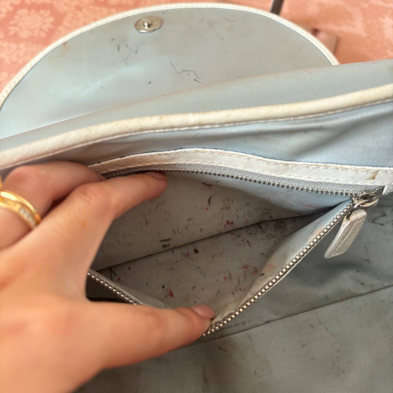 Dior trotter bag Romantique grey monogram