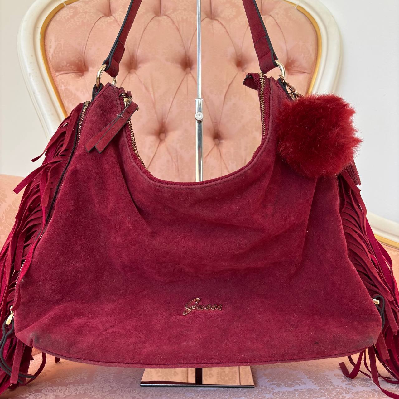 Guess shoulder bag fringe