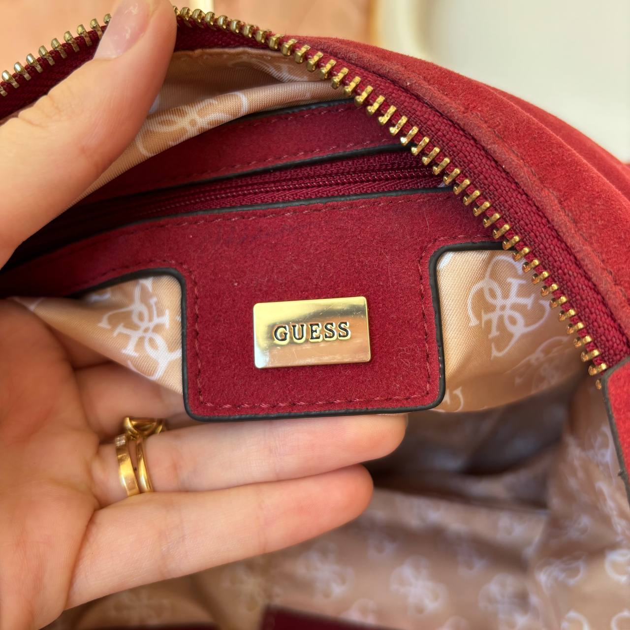 Guess shoulder bag fringe