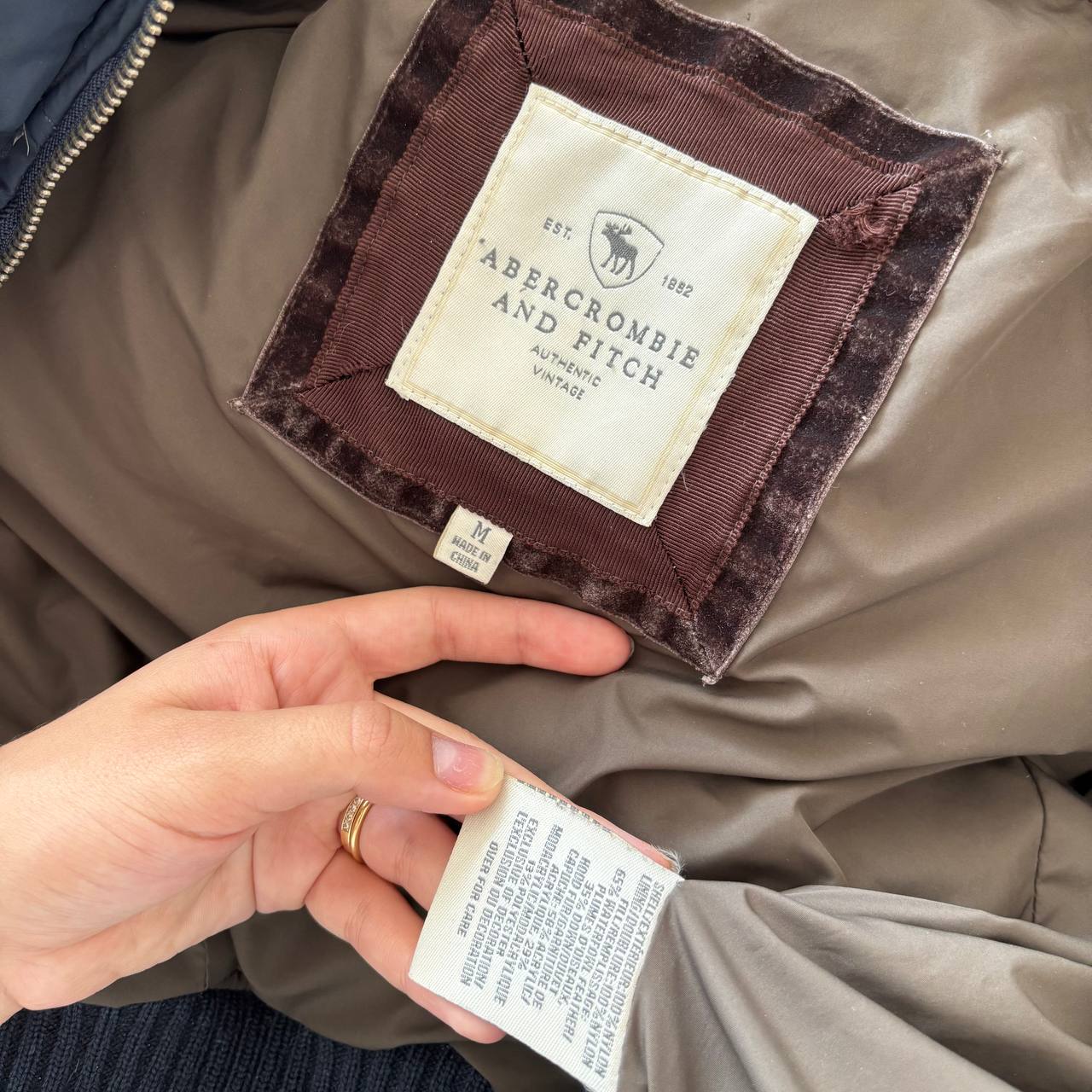 Abercrombie and Fitch puffer