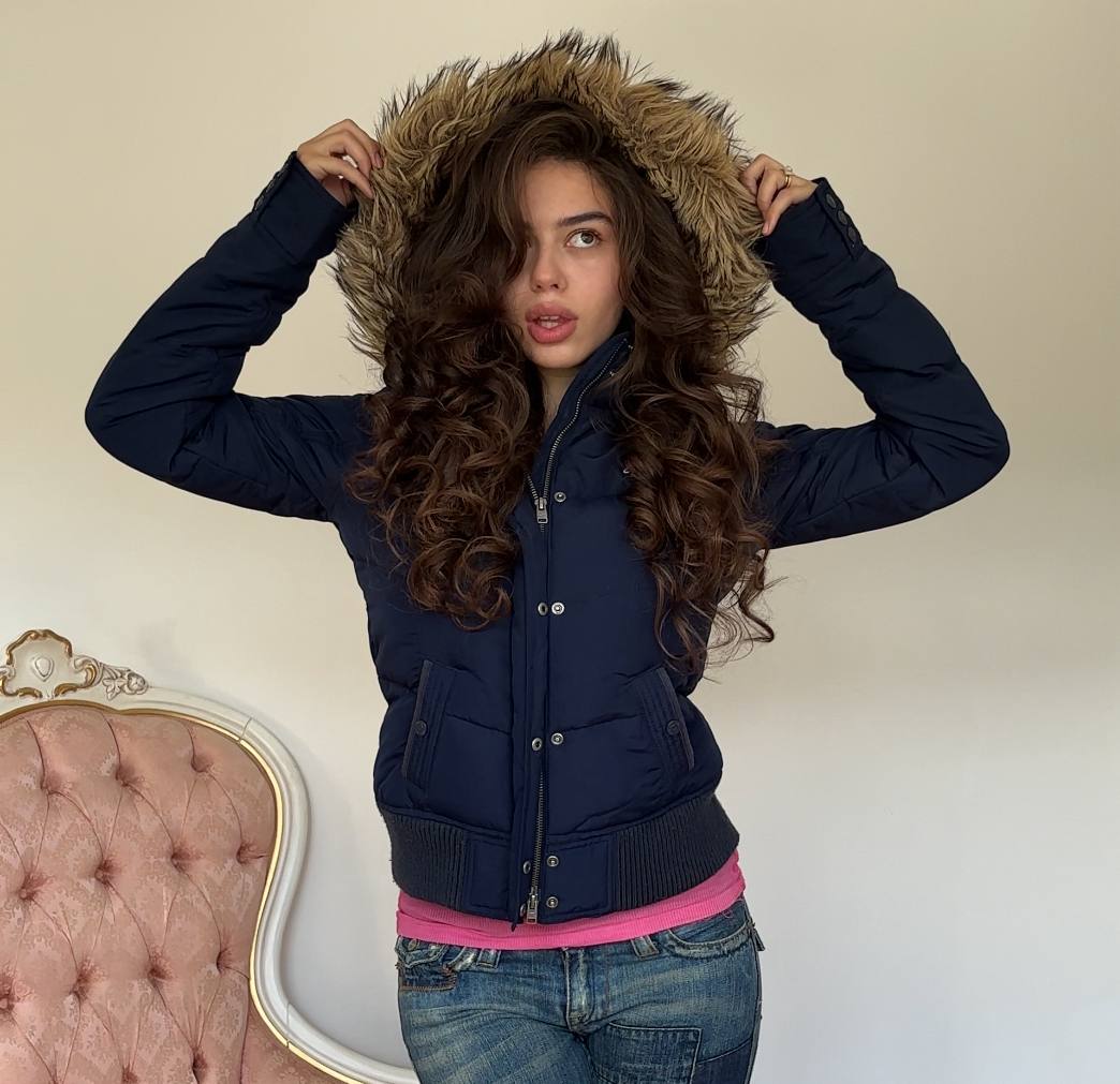 Hollister puffer coat zip-jacket