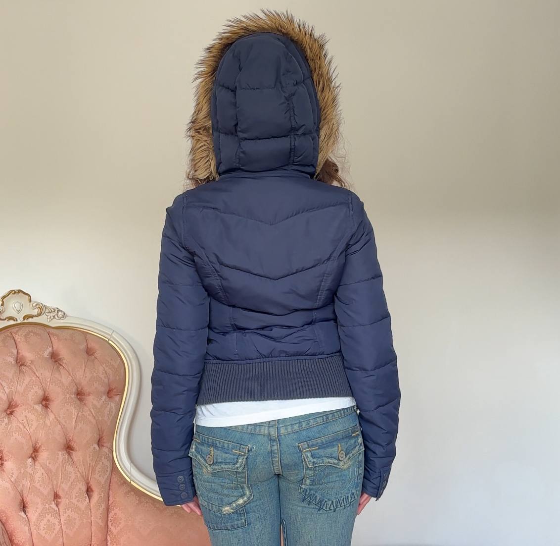 Hollister puffer coat