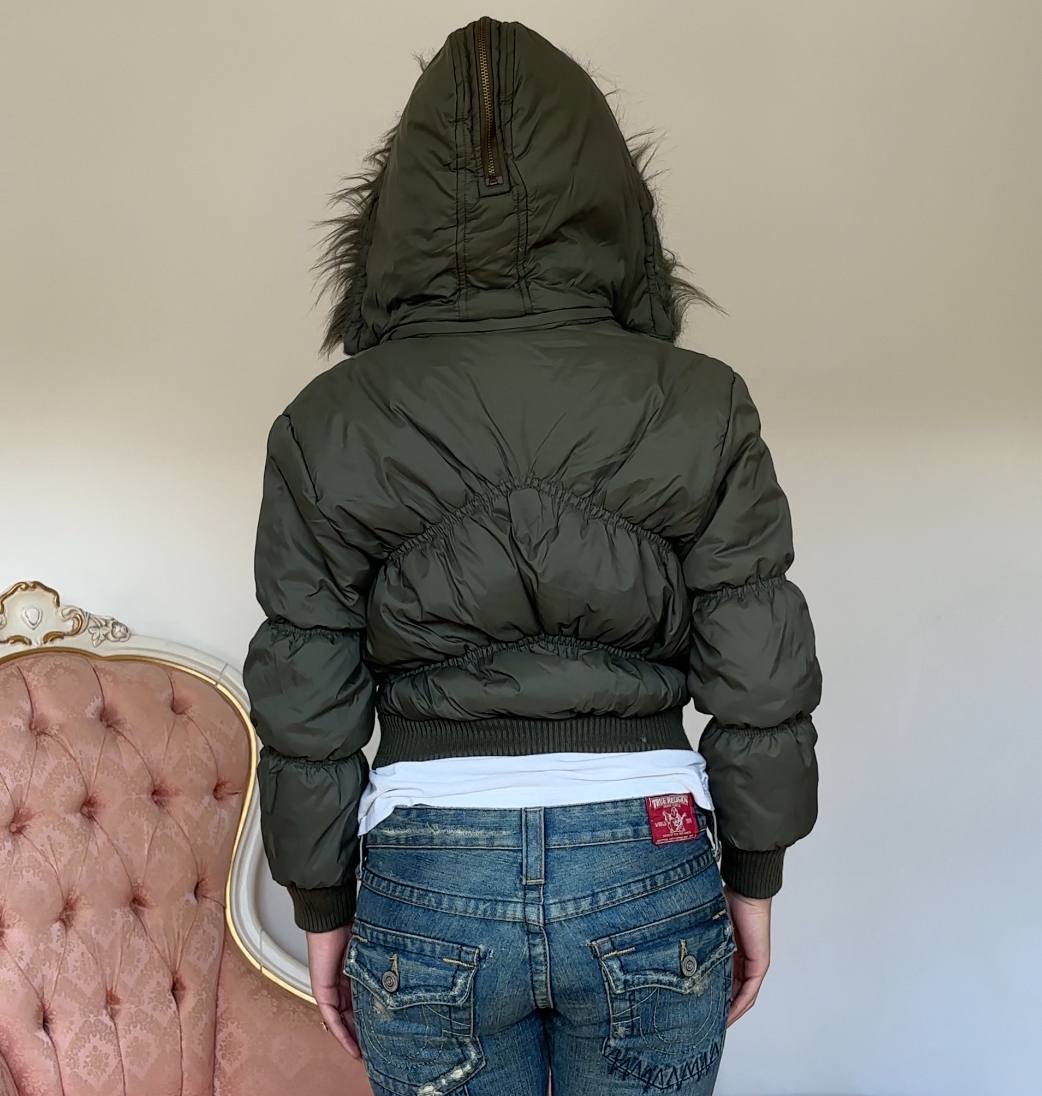 Vintage y2k puffer coat