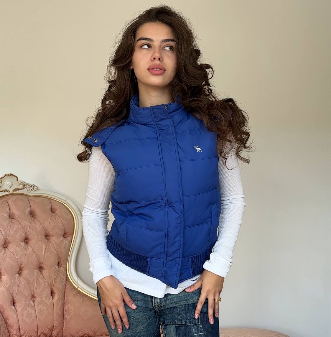 Abercrombie and Fitch sleeveless puffer
