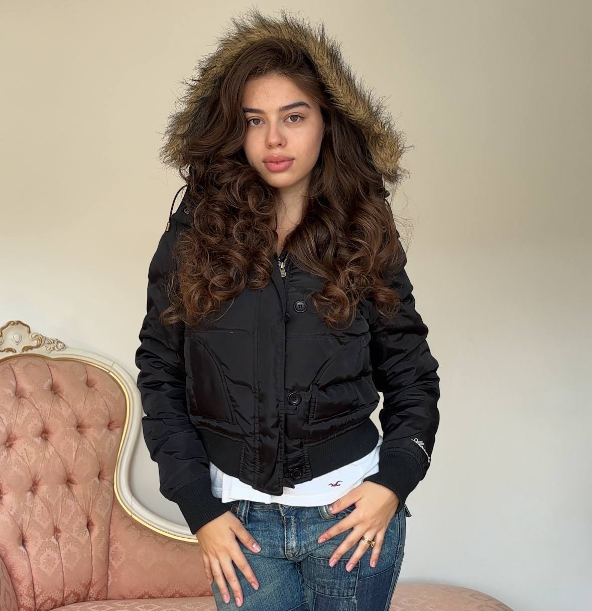 Abercrombie and Fitch puffer coat