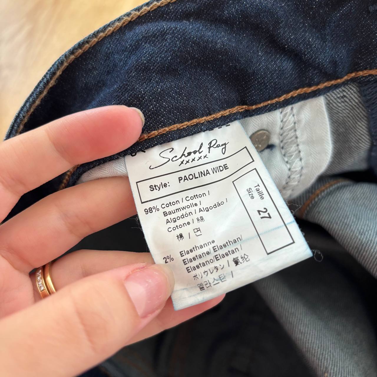 School Rag flared jeans low rise
