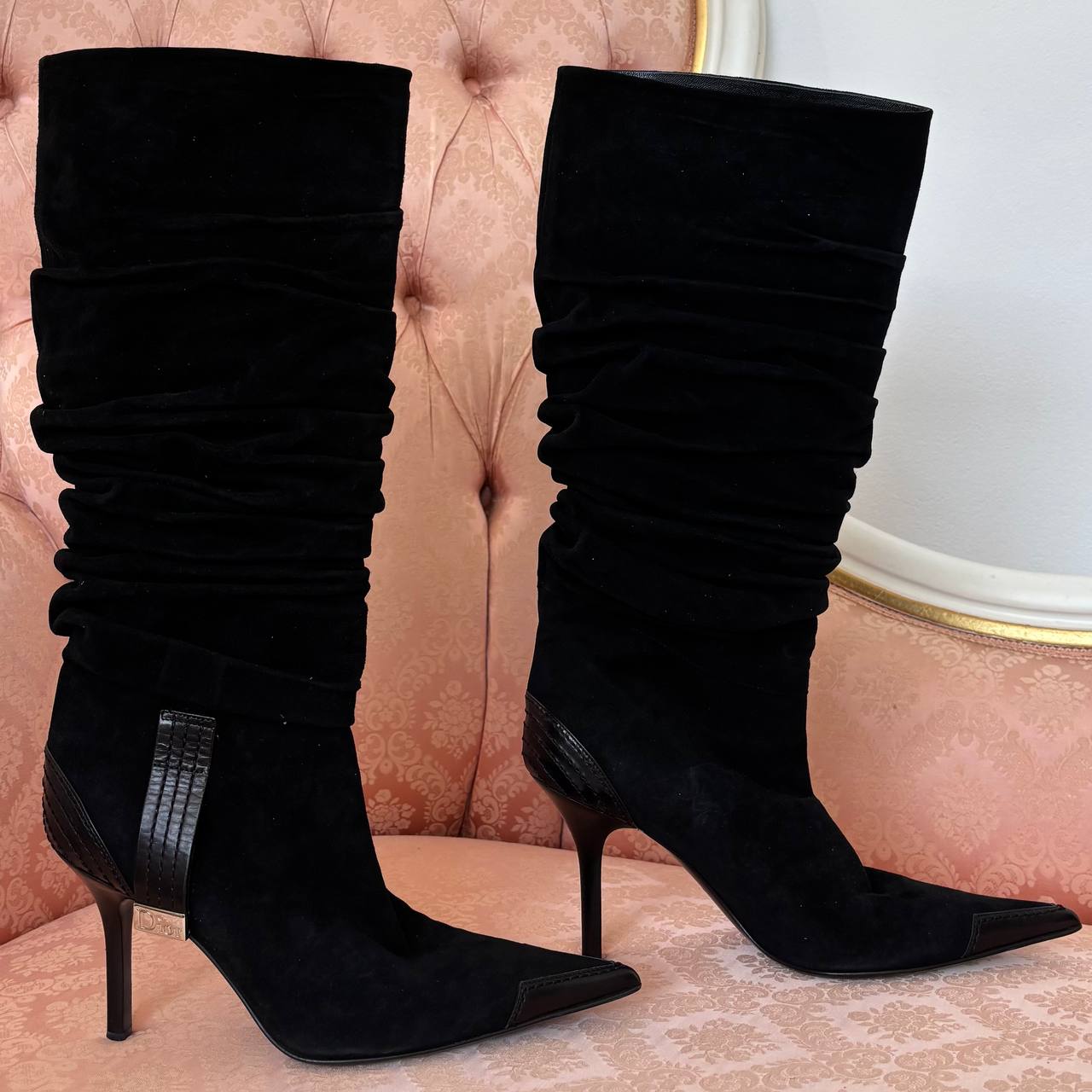 Dior boots vintage pointed heels