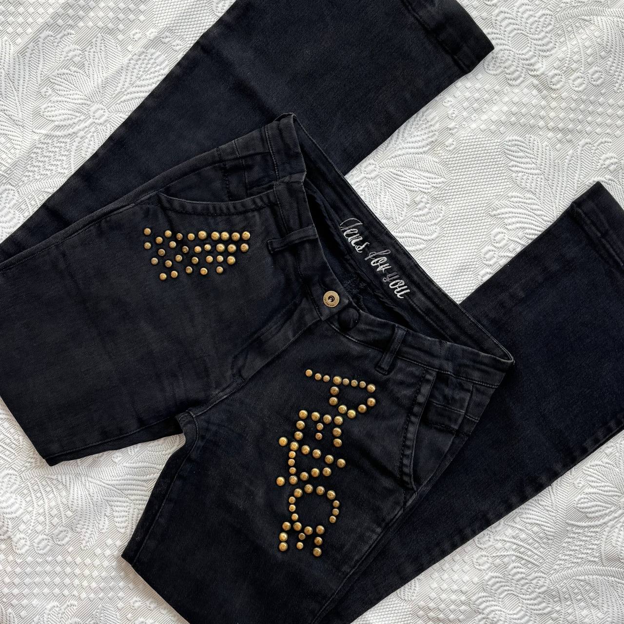 Vintage y2k flared jeans low rise