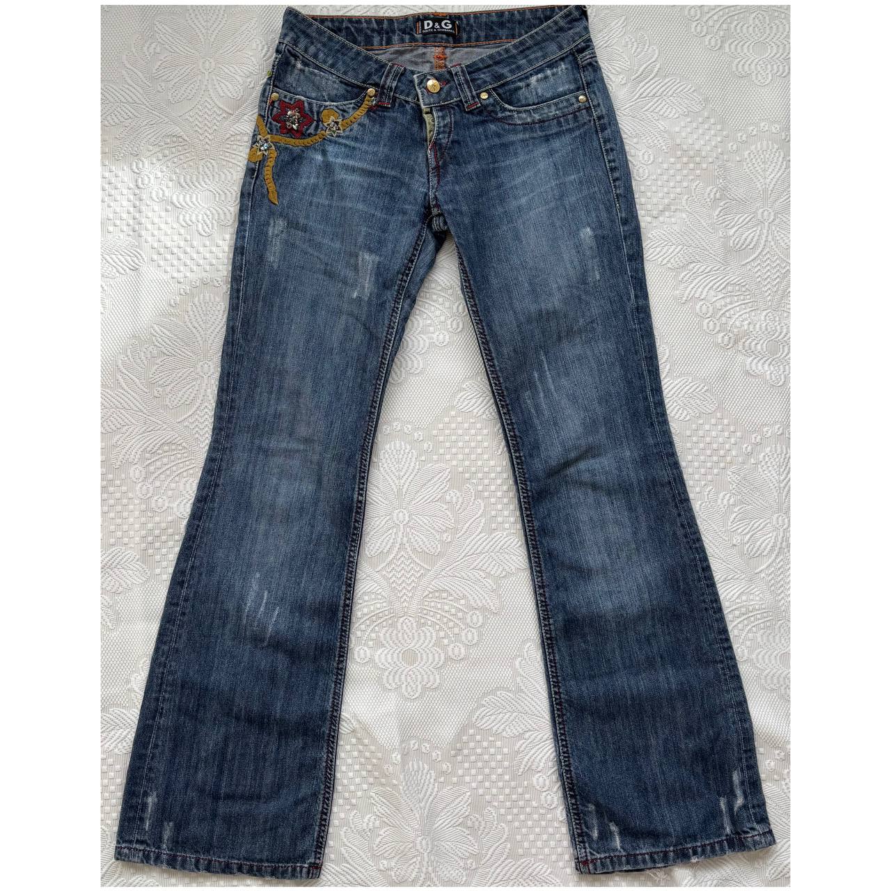 Dolce and Gabbana flared jeans low rise