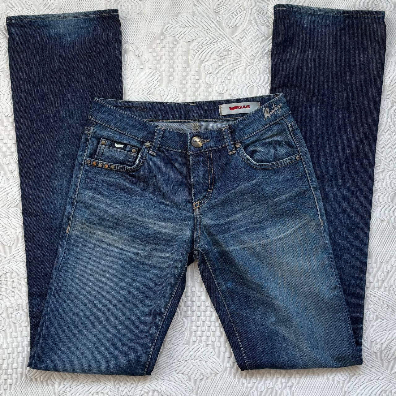 Gas straight flared jeans