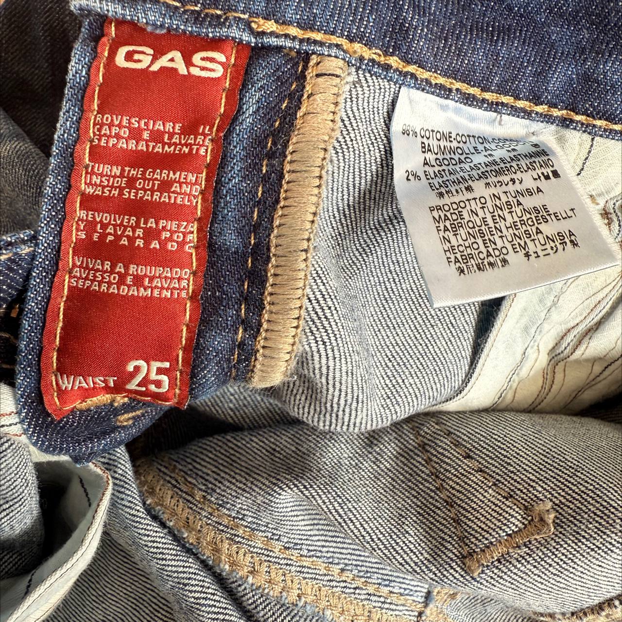 Gas straight flared jeans