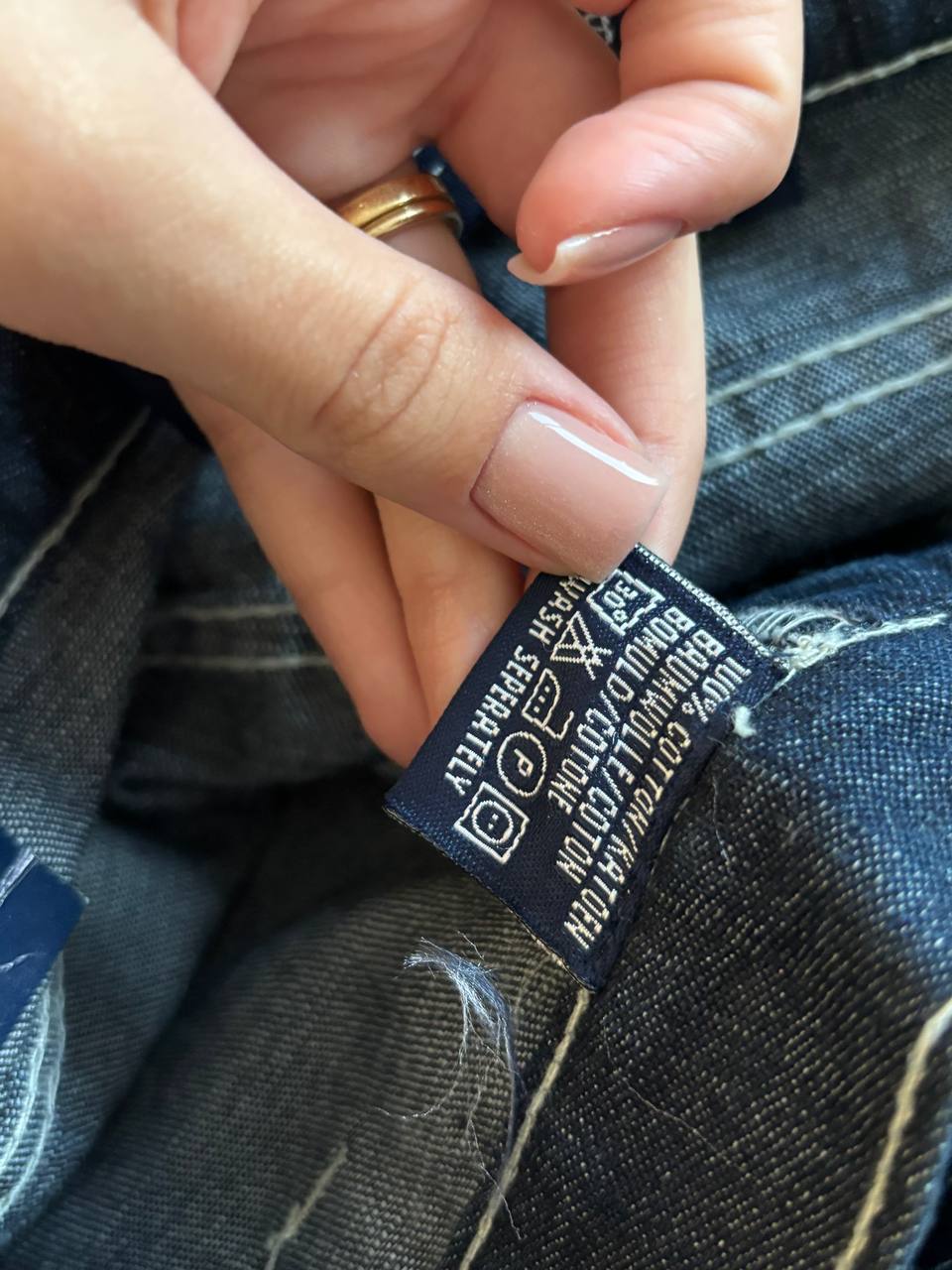 Space Denims flared jeans high rise