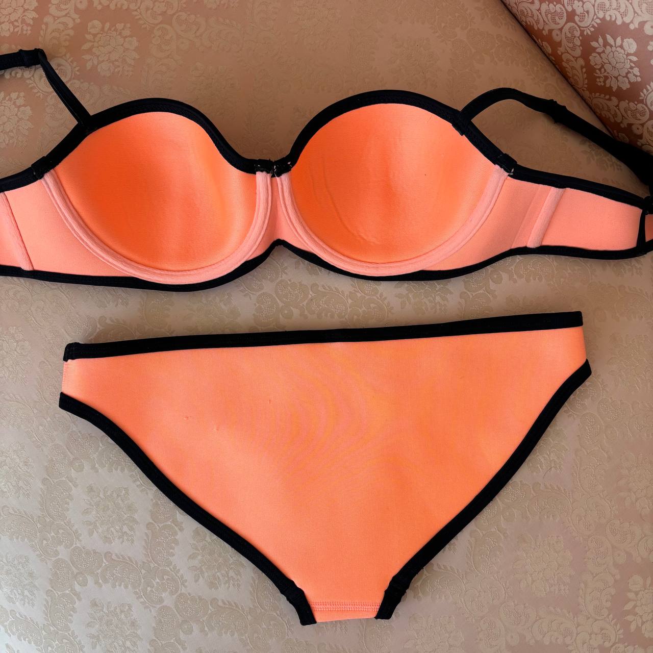 Triangl bikini swimsuit set orange