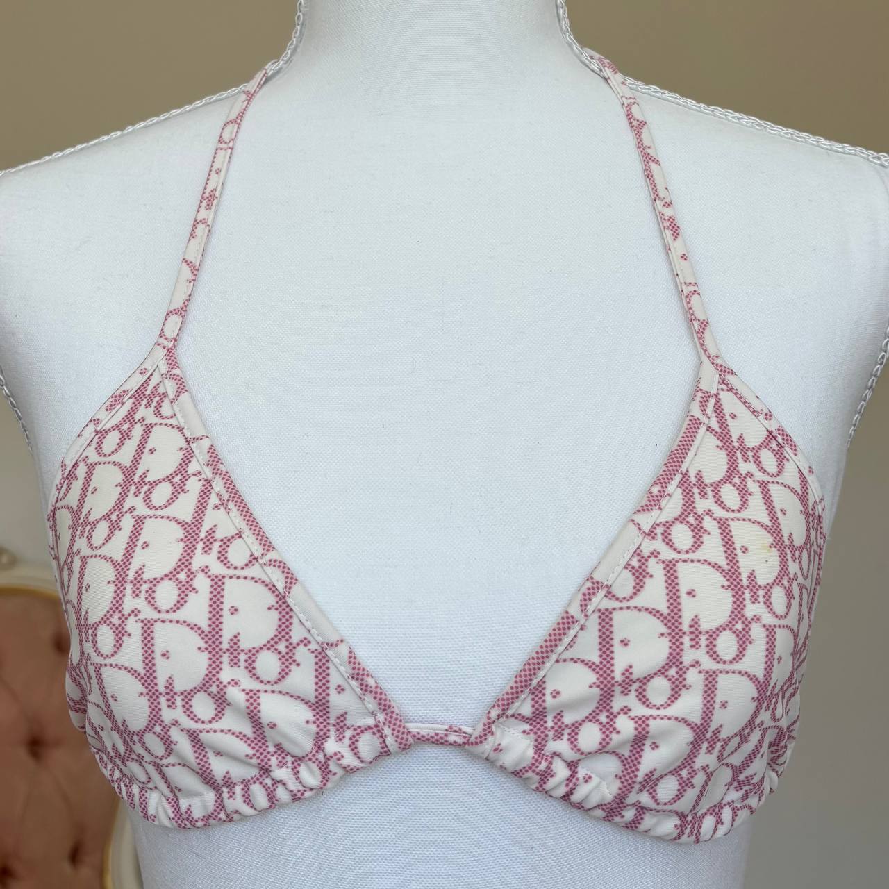 Dior triangle bikini swimsuit set