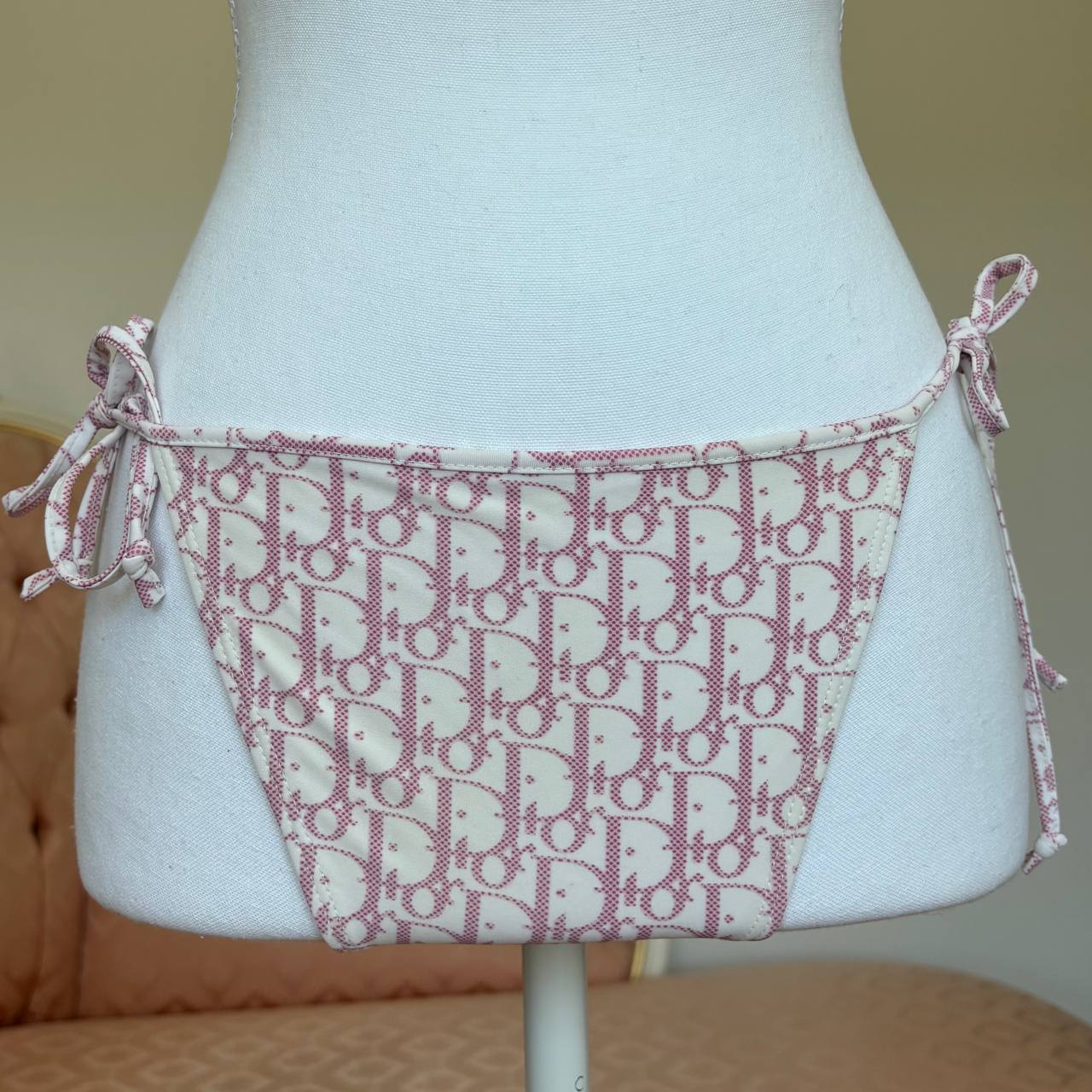 Dior triangle bikini swimsuit set