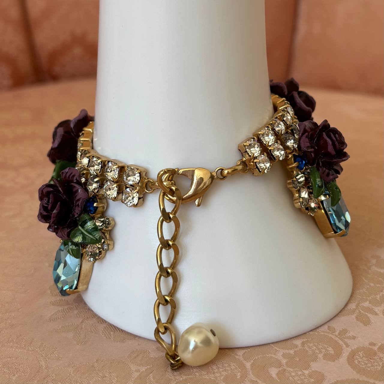 Dolce Gabbana set bracelet and necklace golden