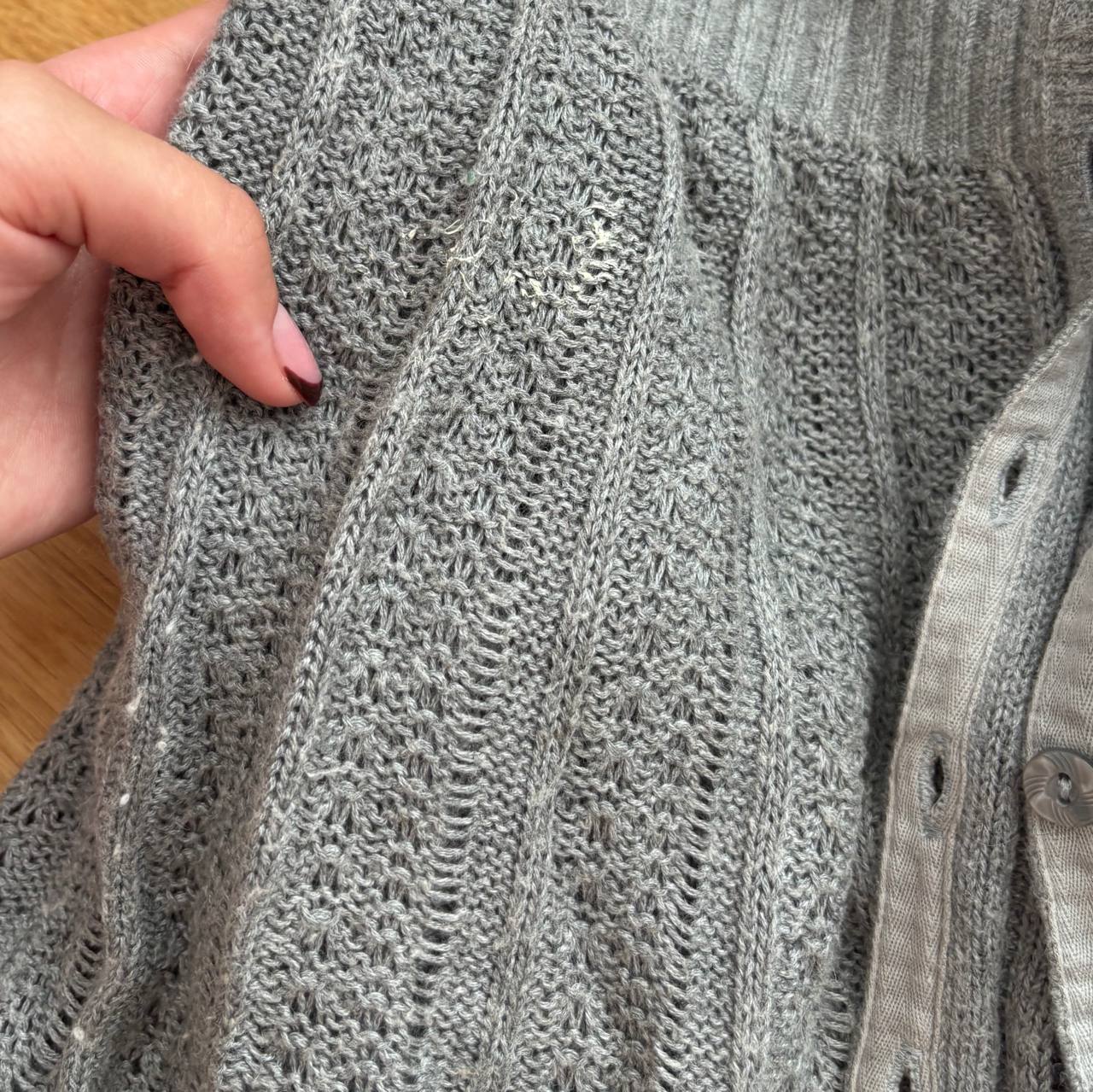 Hollister babydoll jumper sweater grey