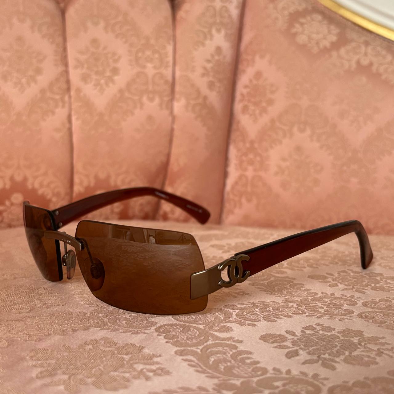 Chanel sunglasses vintage rimless