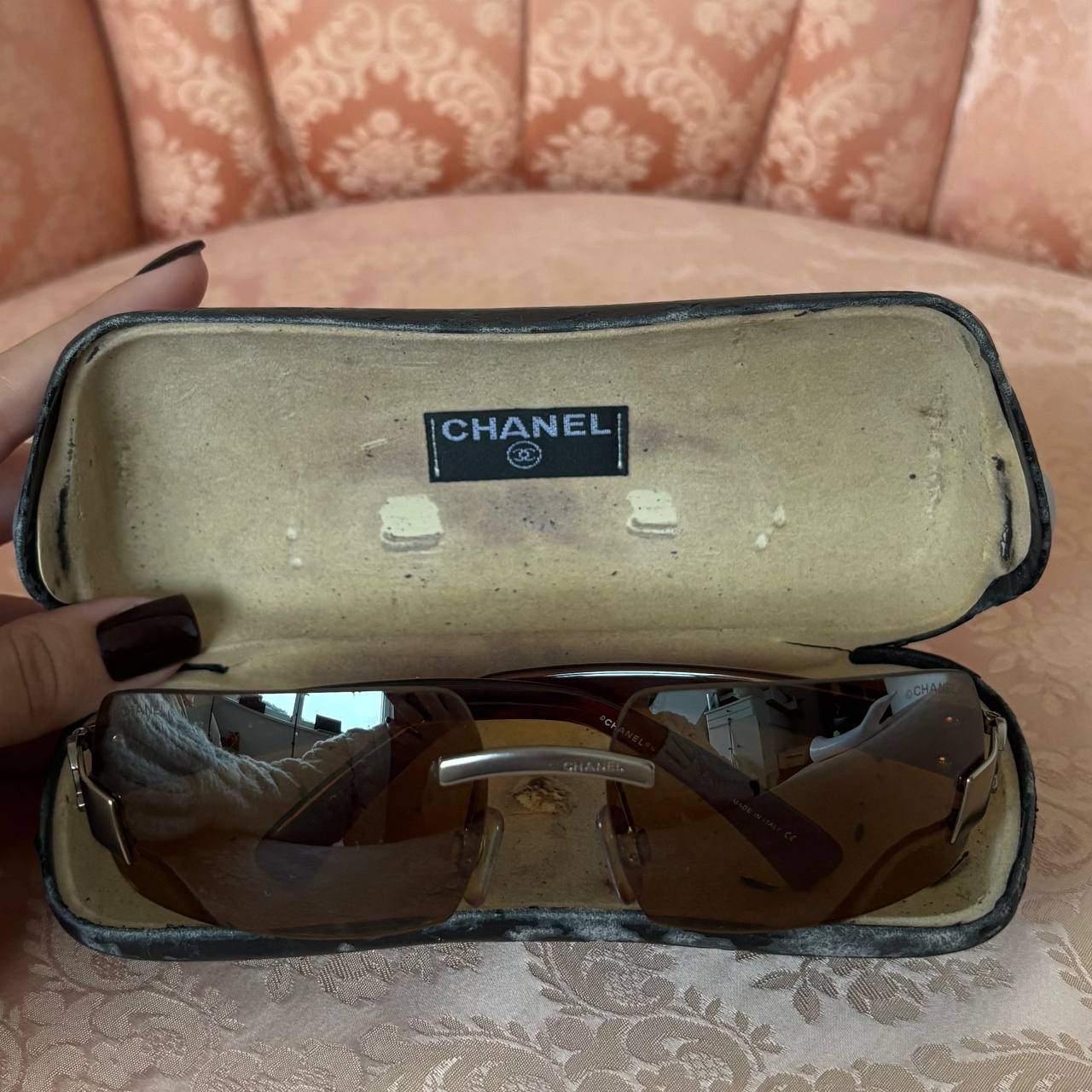 Chanel sunglasses vintage rimless