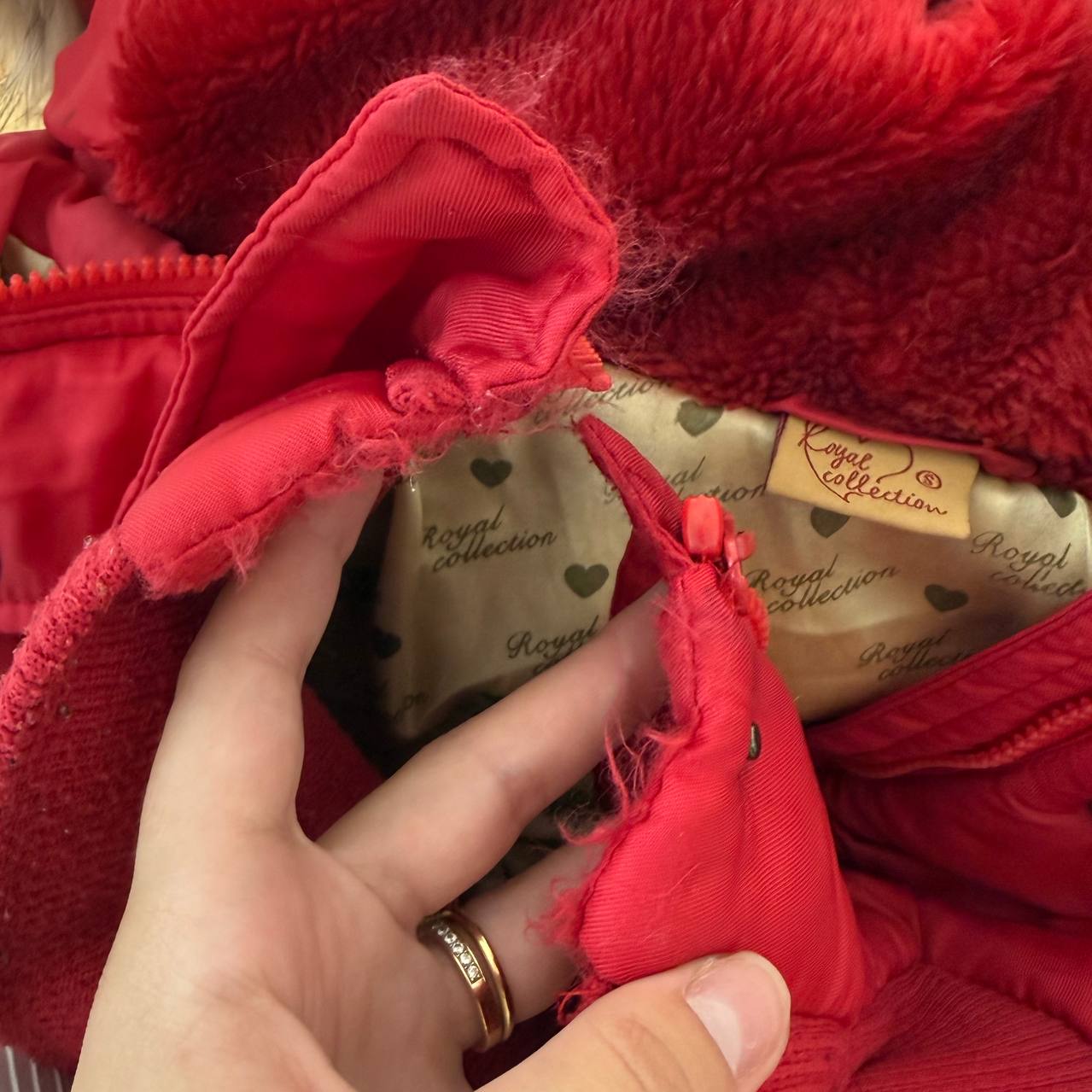 Royal Collection corseted puffer coat