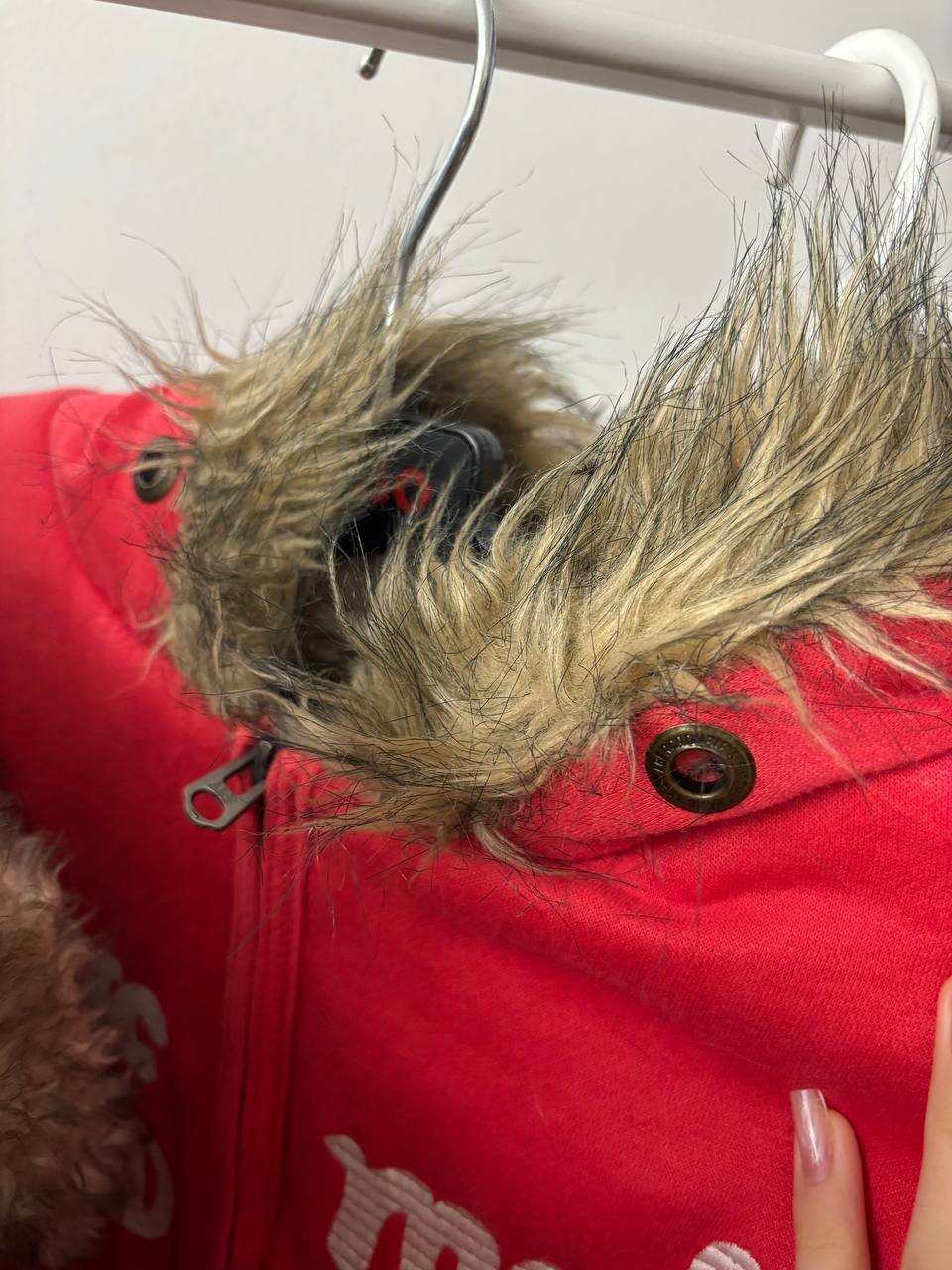 Abercrombie and Fitch jumper sweater hoodie with fur hood