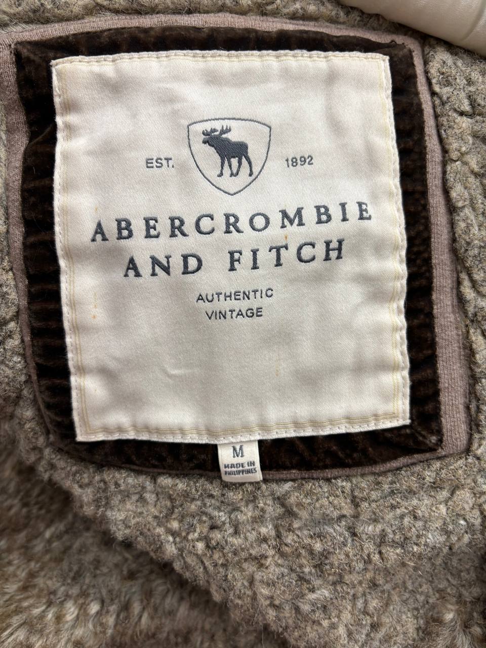 Abercrombie and Fitch jumper sweater hoodie with fur hood