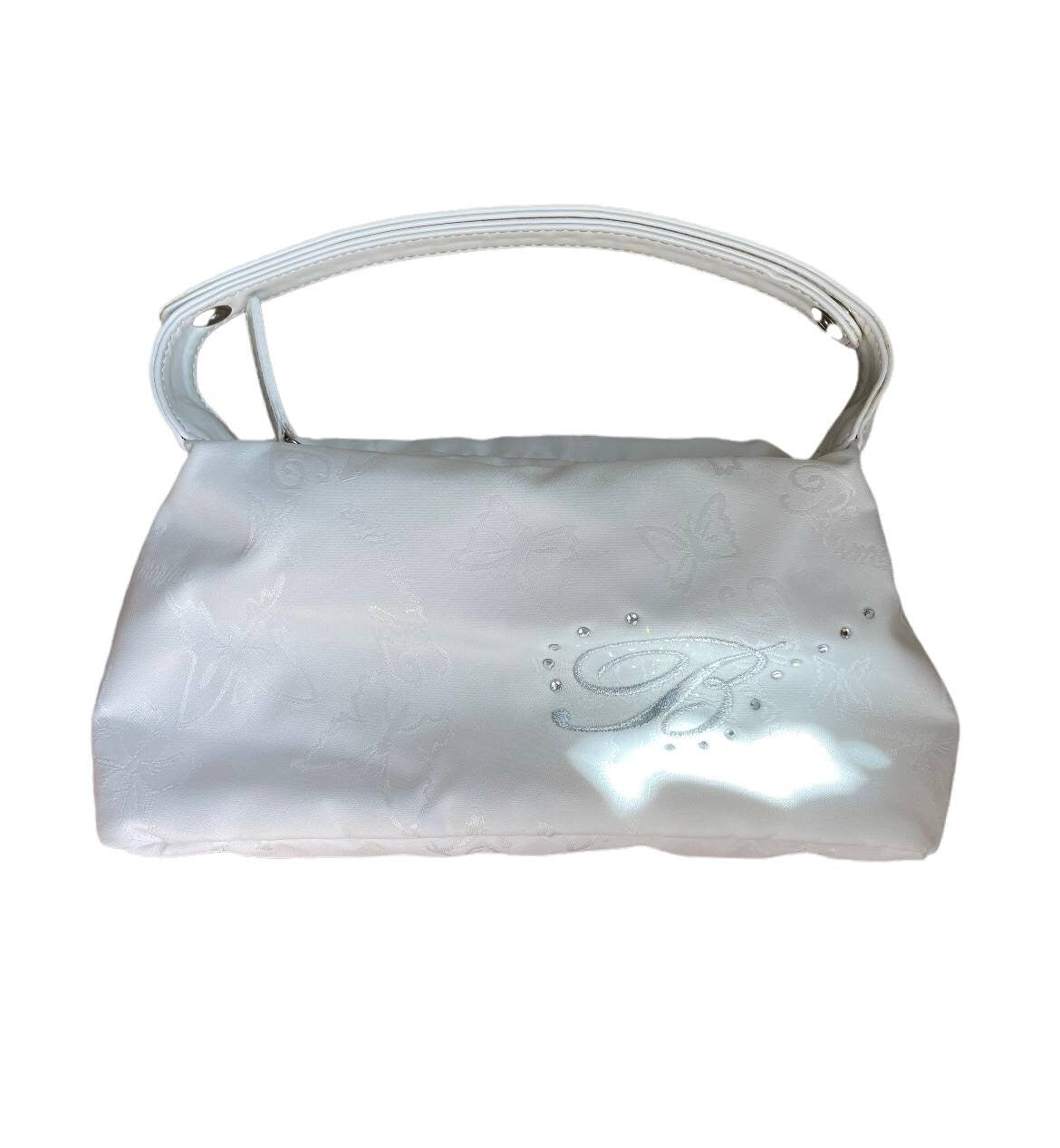 Blumarine butterfly bag with Swarovski handbag purse clutch white mesh summer fairy vintage y2k coquette mermaid