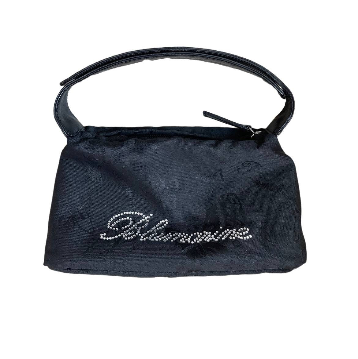 Blumarine butterfly bag with Swarovski handbag purse clutch black mesh summer fairy vintage y2k coquette mermaid