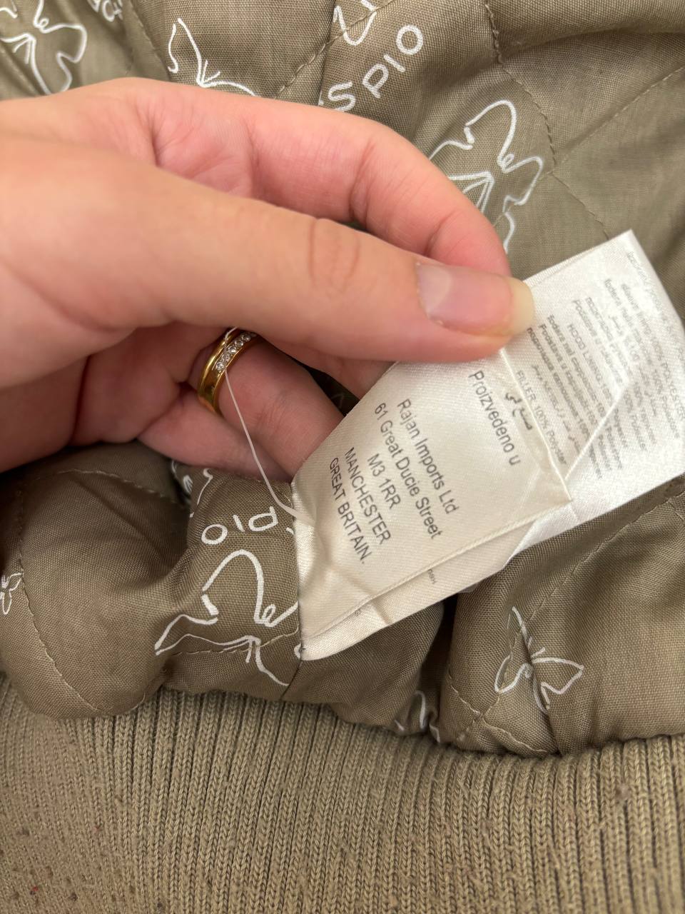 Vintage cargo coat