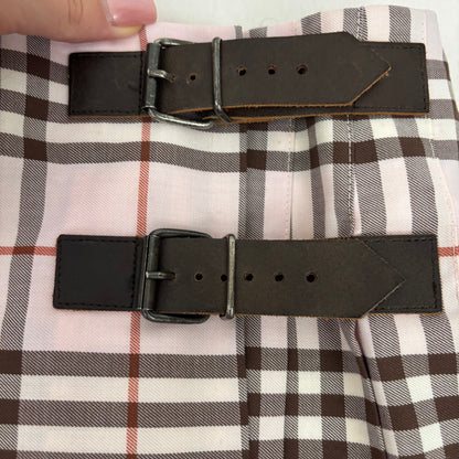 Burberry pleated skirt in baby pink