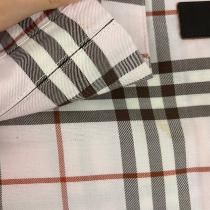 Burberry pleated skirt in baby pink