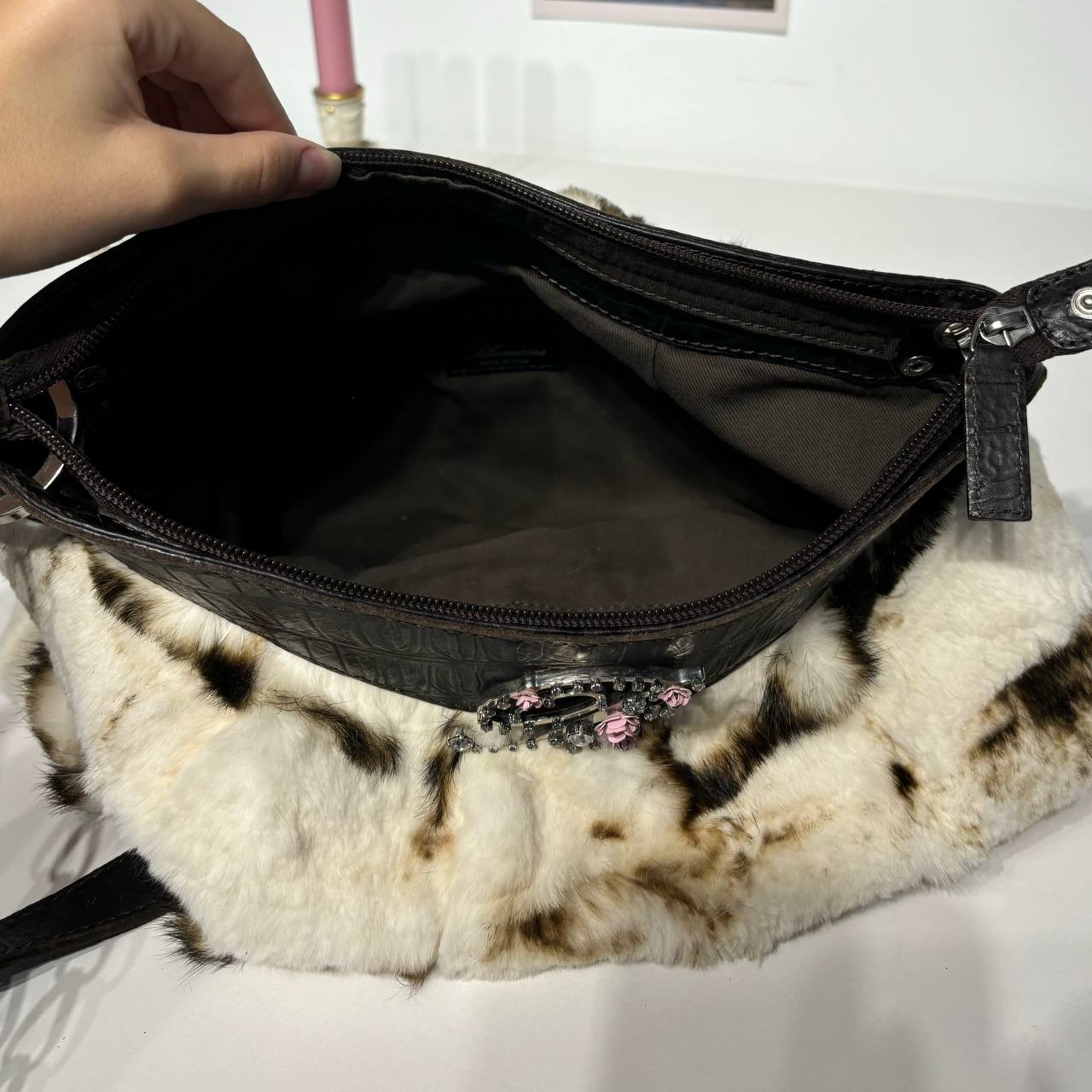 Blumarine bag animal print