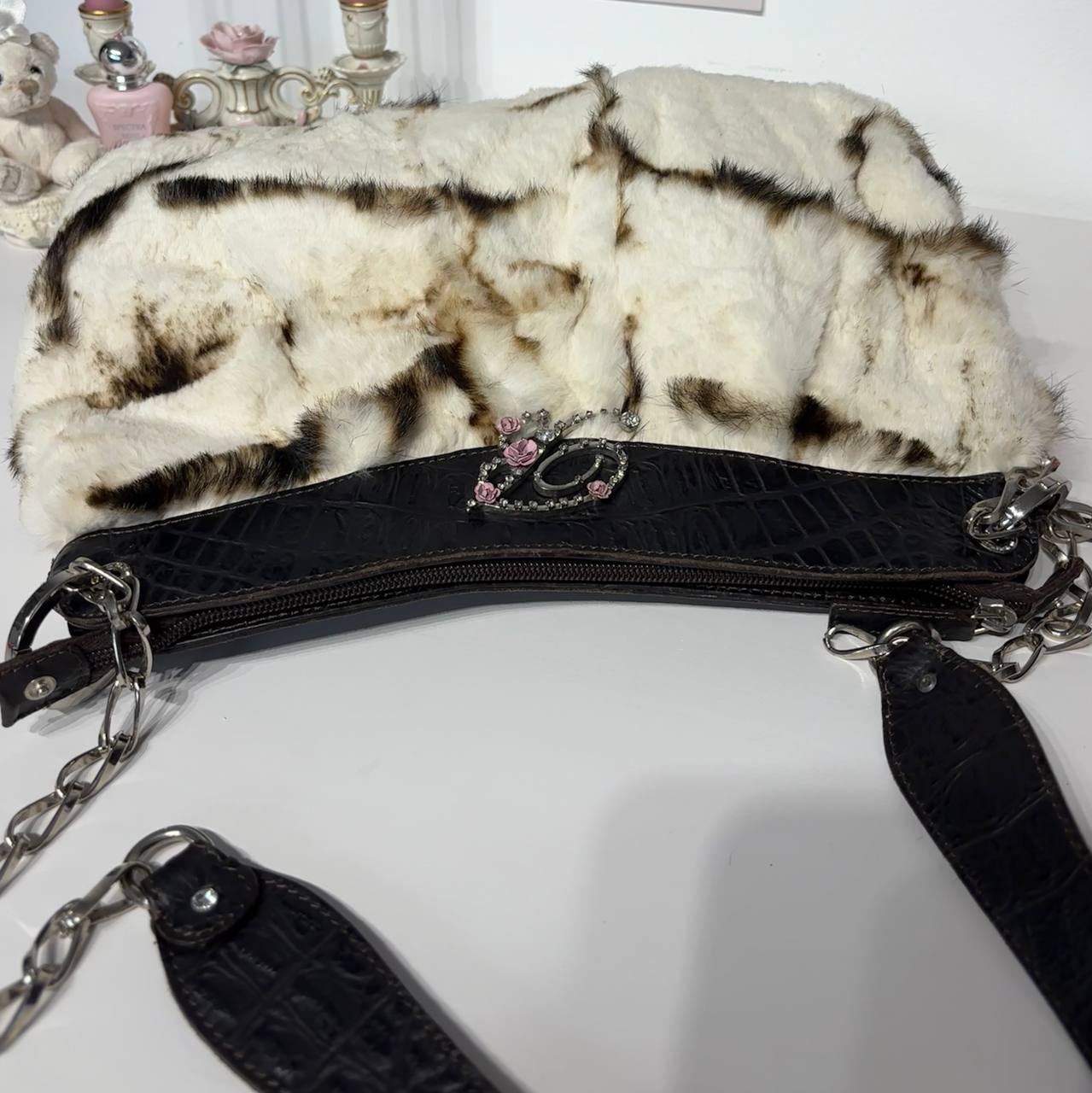 Blumarine bag animal print