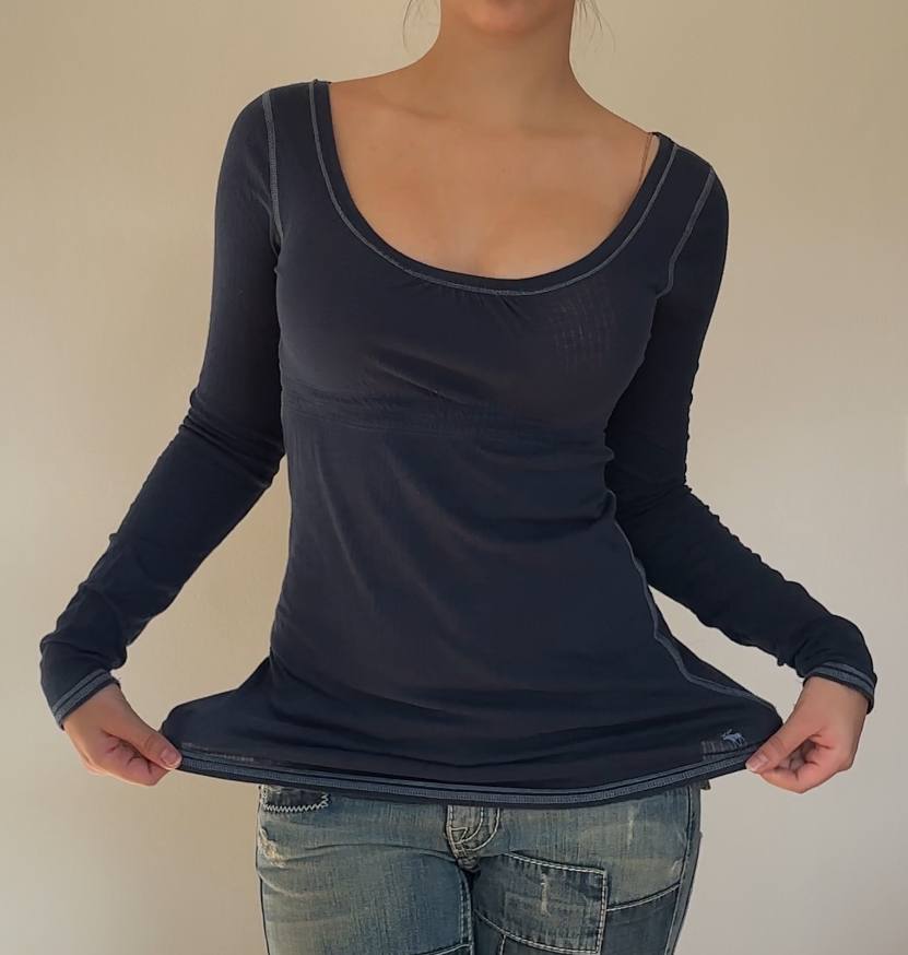 Abercrombie and Fitch babydoll blouse