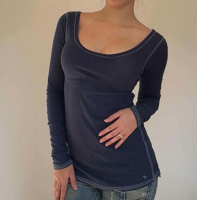 Abercrombie and Fitch babydoll blouse