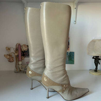 Jimmy Choo boots vintage pointed heels