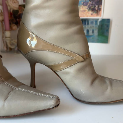 Jimmy Choo boots vintage pointed heels