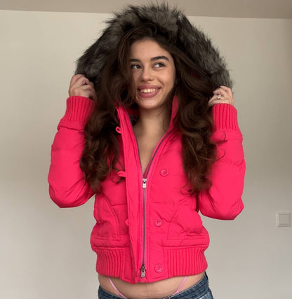 Abercrombie and Fitch coat zip-jacket bomber