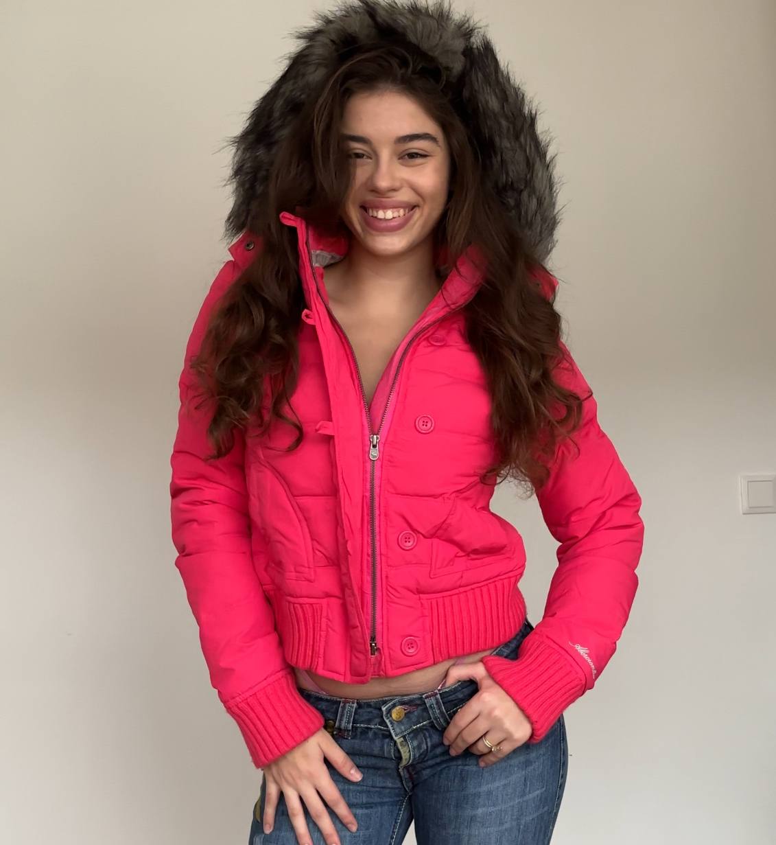 Abercrombie and Fitch coat zip-jacket bomber