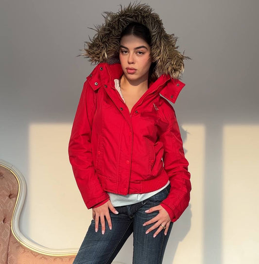 Hollister puffer coat zip-jacket