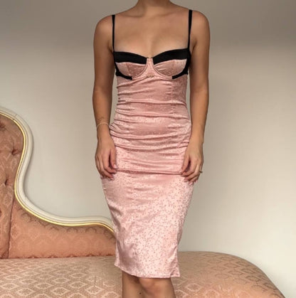 Dolce Gabbana bustier bodycon dress