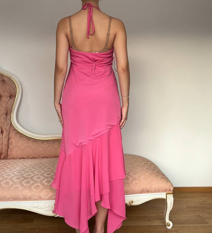 Fayazi occasion dress in pink